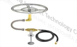 12 inch double Ring  burner fire pit kit